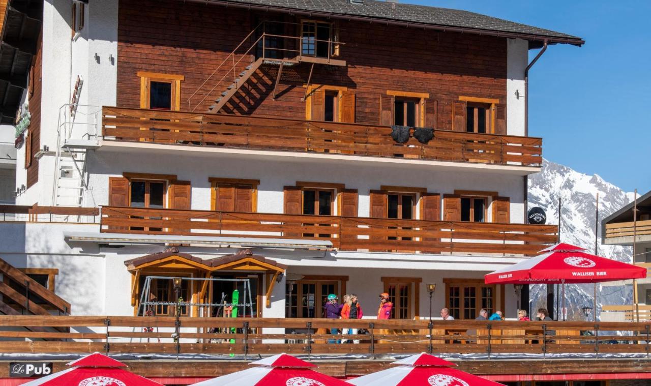 Hotel De La Poste La Tzoumaz Luaran gambar