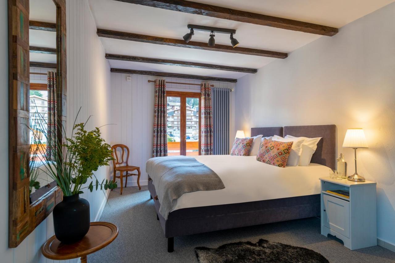 Hotel De La Poste La Tzoumaz Luaran gambar