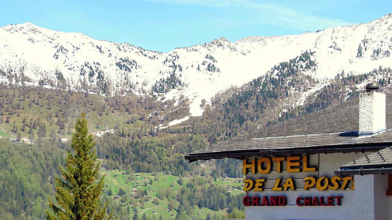 Hotel De La Poste La Tzoumaz Luaran gambar